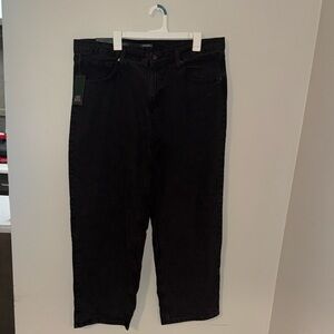 NWT Wild Fable Black Denim 90’s Straight Leg Jeans 16/31” Inseam